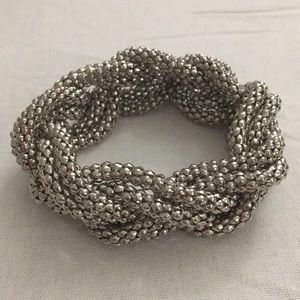 Silver Braided Bracelet
